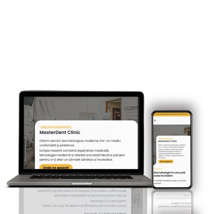Site de prezentare cu rezervari