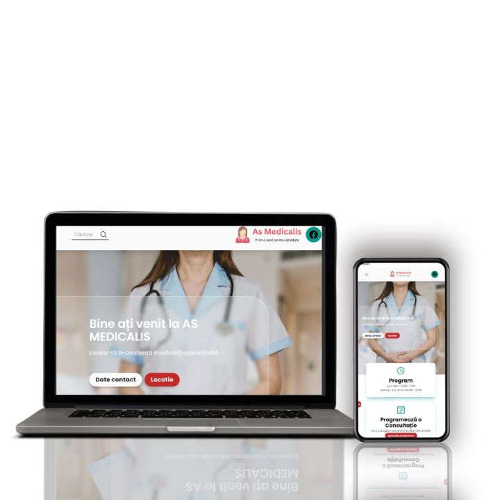 Site de prezentare cu programări online